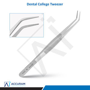 Kit d'instruments d'examen dentaire Accuram, 4 pièces, miroir dentaire, sonde, pince, acier inoxydable, ensemble de diagnostic dentaire CE - Product Image 5