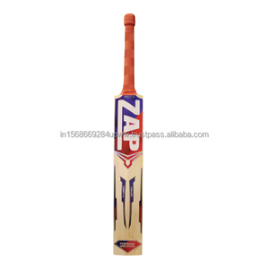 Pala de Críquet ZAP Classic Novice English Willow, Talla 6, Nivel Avanzado/Júnior, Grosor de 13-16 mm, Perfil de Potencia, Bordes Gruesos, Entrenamiento y Partidos - Product Image 1