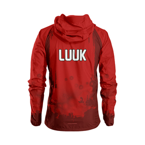 Veste à capuche imprimée par sublimation pour le cyclisme, les événements de course et les lignes de vêtements d'extérieur personnalisés - Product Image 3