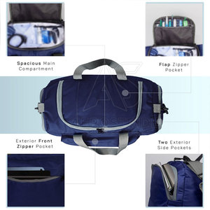 AEROSTRIDE INDUSTRIES Premium Quality Sports Bag Eco-Friendly Lightweight Design Durable Fabric <b>Adjustable</b> <b>Strap</b> for Gym Travel - Product Image 4