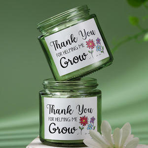Velas de Soja Hechas a Mano Personalizadas, Set de Regalo Ecológico en Frasco de Vidrio, Aromaterapia, Elegante Regalo para Diwali - Product Image 3