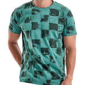เสื้อยืดแขนสั้นผู้ชาย ผ้าฝ้าย 100% เป็นมิตรกับสิ่งแวดล้อม แห้งเร็ว ระบายอากาศได้ดี ไม่ยับ ไม่เป็นขุย คุณภาพดี ทรงหลวม - Product Image 1