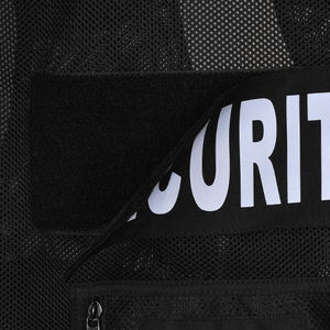 Chaleco de Seguridad para Topógrafo con 7 Bolsillos, Alta Visibilidad, Color Lima, ANSI Clase 3, Malla de Poliéster, Cierre de Cremallera Frontal, Soportes para Micrófono en Ambos Lados - Product Image 4