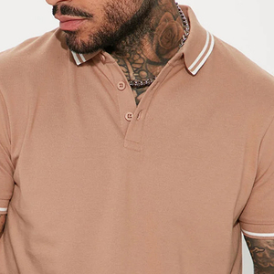 T-shirt décontracté pour homme en matière douce et résistante, avec un design de haute qualité et un col rabattu, à prix d'usine avantageux 2026 - Product Image 2