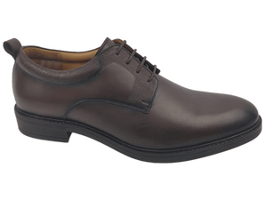 Zapatos Oxford Dlords Christofer para Hombre, de Cuero Genuino Marrón, con Punta Puntiaguda, Cordones, Forro de Algodón Transpirable, para Oficina, Carrera Profesional, Todas las Temporadas - Product Image 1