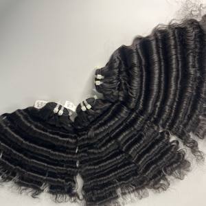 มัดผมขนาด8-40นิ้วไม่ผ่านกระบวนการทางเคมีทุกสีไม่หลุดร่วง - Product Image 6