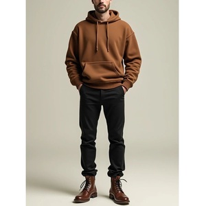 Sudadera con Capucha para Hombre, de Alta Calidad, a Precio de Mayoreo, Diseño Moderno, Color Sólido, Corte Regular, con Logotipo Personalizado, para Invierno - Product Image 5