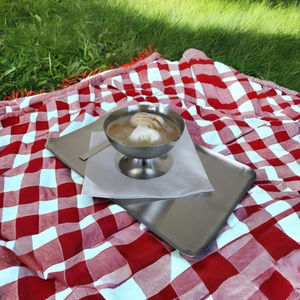 Tazón y Taza para Helado de Acero Inoxidable Moderno - Product Image 1