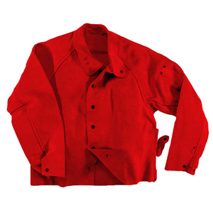 Veste de soudeur en cuir entièrement réglable, résistante au feu, résistance à la chaleur 500C-1000C, sécurité industrielle, usage intensif - Product Image 2