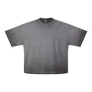 Camiseta Formal Vintage Extra Grande de Alta Calidad, 100% Algodón Lavado, con Efecto Desgastado, Personalizable, Ecológica, Transpirable y Tejida para Hombre - Product Image 5