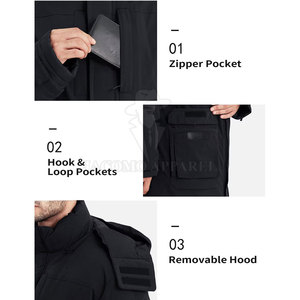 Zip Up Winter Parka Jacket <b>Men</b> <b>Fur</b> Trim <b>Hood</b> Long Sleeve Adjustable Cuffs Outdoor Casual Street Travel <b>Coat</b> - Product Image 5