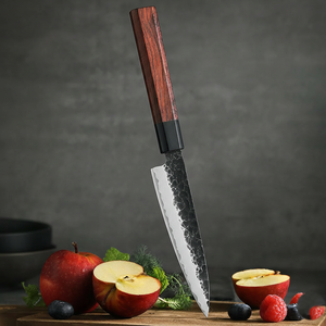 ชุดมีดเชฟแกนเหล็กพรีเมียม 10Cr 1 ชิ้น มีดครัวเหล็กดามัสกัส 67 ชั้น ด้ามไม้ธรรมชาติ ใช้กับเครื่องล้างจานได้ - Product Image 3