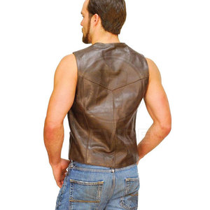 Fashion Wear Breathable <b>Leather</b> <b>Vest</b> For Online Sale New Style <b>Leather</b> <b>Vest</b> Wholesale Supply <b>Leather</b> <b>Vest</b> - Product Image 3