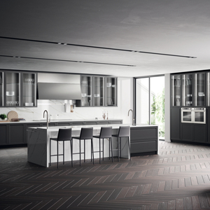 Juego de Muebles de Cocina Modulares Modernos de Estilo Europeo Personalizados de JY Project, Listos para Armar, Gabinetes de Cocina de Lujo con Isla - Product Image 4