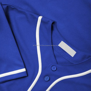 Camisetas de béisbol de manga corta personalizadas Sublimación a medida Ropa deportiva Diseño impreso para jugadores de béisbol y softbol - Product Image 3