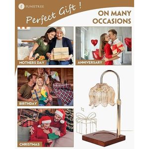 Lampada Scaldacandele Regolabile in Altezza con Timer e Dimmer, Regalo per Donne, Mamma, Compleanno, Natale, Decorazione Casa - Product Image 2
