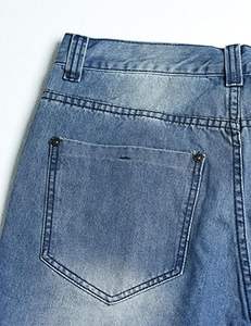 Pantalones Cortos de Verano Personalizados, Estilo Vintage, Holgados, de Trabajo, a la Moda, para Hombre, Tipo Jorts, de Mezclilla - Product Image 6