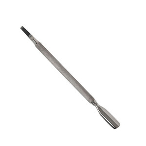 อุปกรณ์ทำเล็บมืออาชีพแบบสองด้าน 3P สแตนเลสสตีล ที่ดันและตัดหนังกำพร้า - Product Image 5