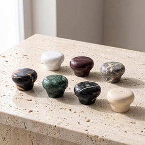 Poignée de porte en marbre et laiton, étanche, écologique, faite à la main, design moderne haut de gamme, personnalisable – Offre Spéciale - Product Image 1