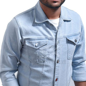 Chaquetas de mezclilla para hombre de primera calidad hechas en Pakistán, diseño y color personalizados, servicio mayorista OEM, chaqueta de invierno para hombre - Product Image 4
