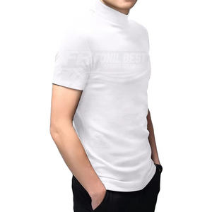 Camisetas Casuales para Hombre, Cuello Redondo, Corte Regular, Logotipo Frontal, 100% Poliéster, Transpirables, Impresión Personalizada, Servicio OEM al por Mayor - Product Image 2
