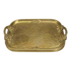 Bandeja redonda hecha a mano para comida y postre, bandeja decorativa para servir al por mayor para desayuno, té, café y vajilla - Product Image 6