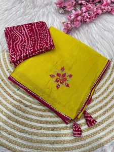 Sari indien de créateur Chinon, best-seller, avec broderie Jari, tenue ethnique, le plus tendance, export, avec blouse exclusive, boutique exclusive - Product Image 5