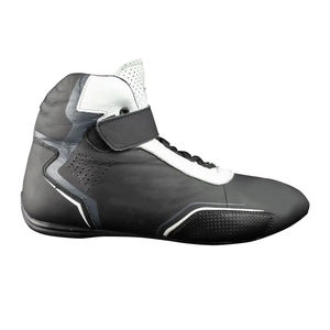 Bottes de course de karting légères à haute adhérence en cuir microfibre premium et cuir véritable respirant pour sports motorisés OEM ODM Personnalisables - Product Image 4