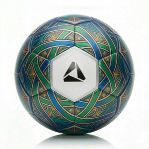 Balón de Fútbol Personalizado de Diseño Nuevo, Cosido a Máquina, Balón de Partido de Fútbol de Cuero PU, Tamaño 5 - Product Image 2