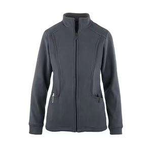 Blouse médicale à manches longues pour homme avec logo personnalisé, de haute qualité, fermeture éclair sur le devant, extensible, uniforme d'hôpital pour homme - Product Image 1