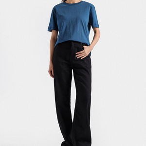 Pantalon d'été coupe bootcut pour femme, style hip-hop, en tissu polaire écologique, respirant, imperméable, avec cordon de serrage, taille haute, service OEM - Product Image 1