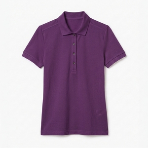 Camiseta Polo Clásica para Mujer con Tela de Mezcla de Algodón Premium, Sensación Suave, Cierre de Botones y Diseño Transpirable para la Oficina Diaria - Product Image 4