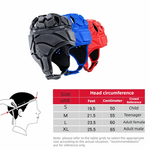 Casco de Fútbol Americano con Carcasa Suave, Esponja EVA Anticolisión, Gorra de Protección para la Cabeza, Protector Acolchado de Espuma para Rugby, para Adolescentes - Product Image 5