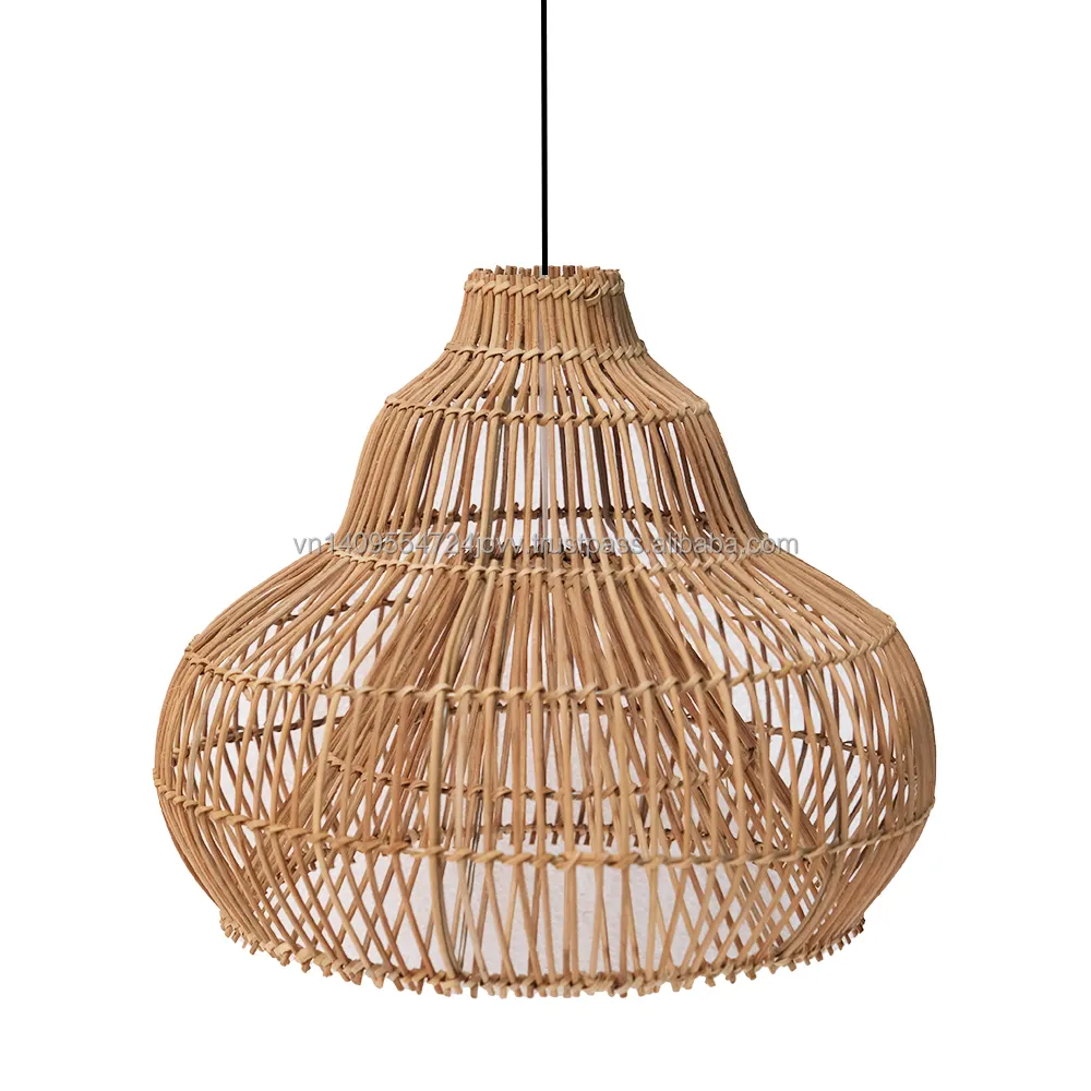 Rattan Pendant Light Woven Wicker Lamp Handmade Ceiling Lighting Natrual Best Price