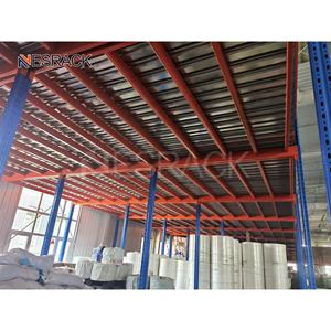 Лидер продаж: двухъярусная промышленная стальная мезонинная платформа для хранения, популярные металлические стеллажи - Product Image 6