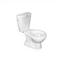 WC à poser en céramique blanche italienne de haute qualité, à double chasse, deux pièces, pour lavabo