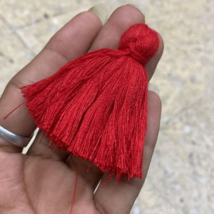 Coton Bullion Rouge Glands Pour Décorations DIY - Product Image 1