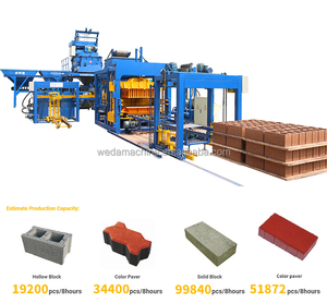 خط إنتاج ماكينات صنع الطوب الخرساني الأوتوماتيكية بالكامل عالية الكفاءة - Product Image 5