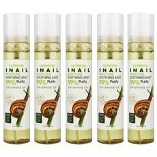 Farmstay La Ferme Snail Moisture Soothing Mist 120ml 5ea สเปรย์รูปแบบสเปรย์สินค้าลดราคา - Product Image 1