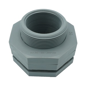 Conectores Industriales Japoneses Kansaikako de PVC para Tuberías de Tanques, Junta EPDM 50A KFI-001-050, Origen Japón - Product Image 1