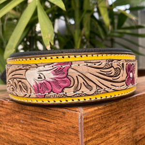 ปลอกคอสุนัขหนังแท้ปรับได้ทำด้วยมือทำจากหนัง2024อุปกรณ์สัตว์เลี้ยงสุดหรู - Product Image 3