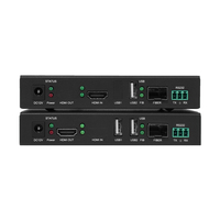 Extenseur HDMI 4k60 sur fibre optique, transmetteur longue distance avec zéro latence et taux de compression ultra-faible