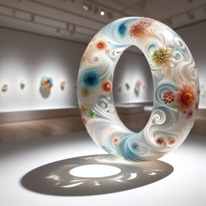 Exquisita pulsera étnica para mujer Artesanía elegante Diseño elegante Material de resina ligero con piedra principal de diamante - Product Image 1