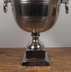 Seau à glace rond rayé en métal, le plus vendu, grand modèle en acier inoxydable de style américain pour rafraîchisseur de glaçons pour bar, fête, vin - Product Image 5