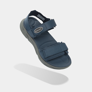Sandalias Deportivas F8M para Hombre, Diseño de Tiras Cruzadas, Punta Abierta, EVA Ligero, Azul Oscuro, Cómodas - Product Image 1