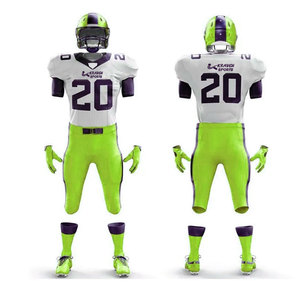 Uniforme de Fútbol Americano al Precio Más Bajo en Venta, Uniforme de Fútbol Americano Personalizado con Servicio OEM - Product Image 1