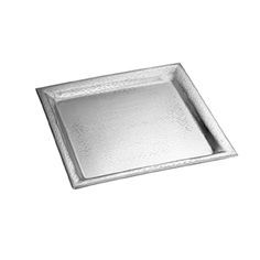 Plateau de service contemporain en acier inoxydable, élégant plateau à nourriture pour table à manger, cuisine, restaurant, traiteur, hôtel, hôtellerie, événement - Product Image 6