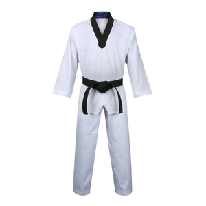 Uniformes de Taekwondo de Poliéster de Alta Calidad para Clubes y Equipos, Logotipos y Diseños Personalizados, Fabricante Profesional de Ropa de Artes Marciales OEM - Product Image 1