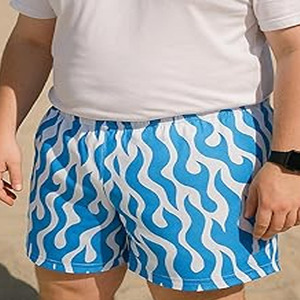 Pantalones Cortos Personalizados con Logotipo Bordado para Hombre, Pantalones Cortos de Alta Calidad, Estilo Urbano Holgado y Recto, Pantalones Cortos de Moda para Hombre, Subidos por Dress Sports - Product Image 4