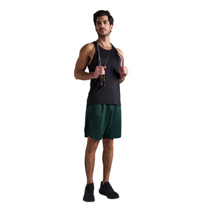 Shorts de sport 2-en-1 pour hommes, personnalisables avec logo, écologiques, séchage rapide, respirants, imperméables, anti-plis, avec fermeture éclair – Vente en gros - Product Image 1